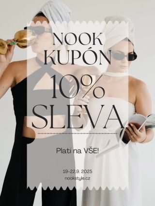 Máme pro vás 10% slevu na všechny NOOK šátky! ✨ Slevy opravdu moc nedáváme a je dost možné, že je to naše první a poslední...